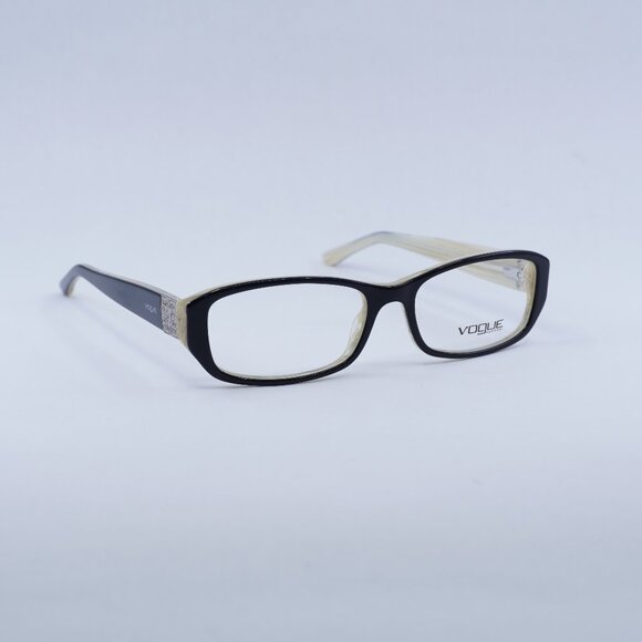 🕶️ New Vogue VO5129 2496 Eyeglasses - Black/White Frame 51mm